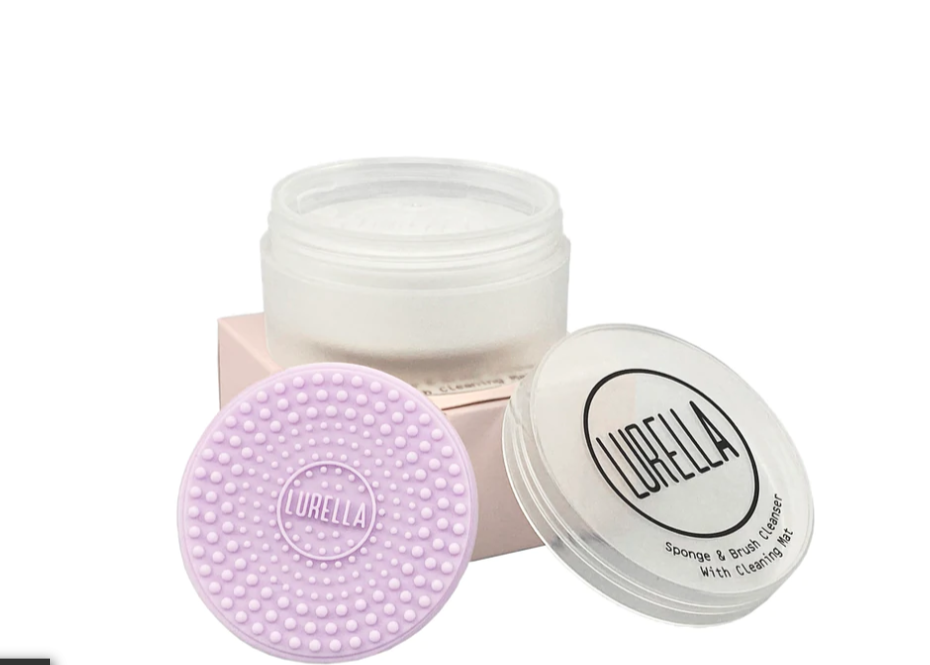 Sponge & Brush Cleanser with Cleaning Mat by Lurella