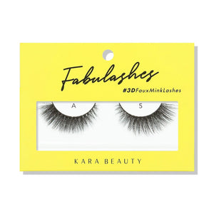 A5 FABULASHES 3D FAUX MINK LASHES by Kara Beauty