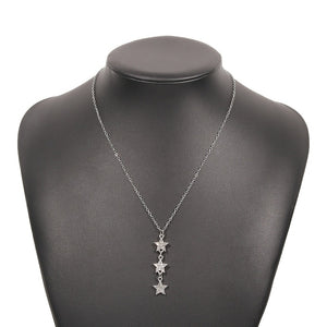 Five pointed star necklace